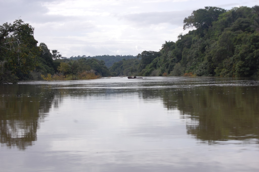 Navegando no Xingu.